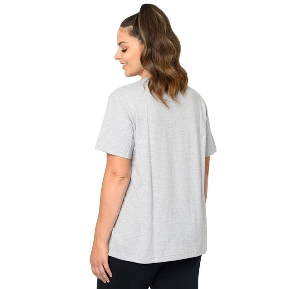 New Women's Plus Size Disney Minnie Mouse Sitting Short Sleeve T-Shirt Gray - Picture 2 of 6